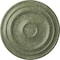 Ekena Millwork Giana Ceiling Medallion (Fits Canopies up to 7 7/8"), 32 5/8"OD x 1 1/2"P, Athenian Green Crackle CM32GIAGC - alternate 1